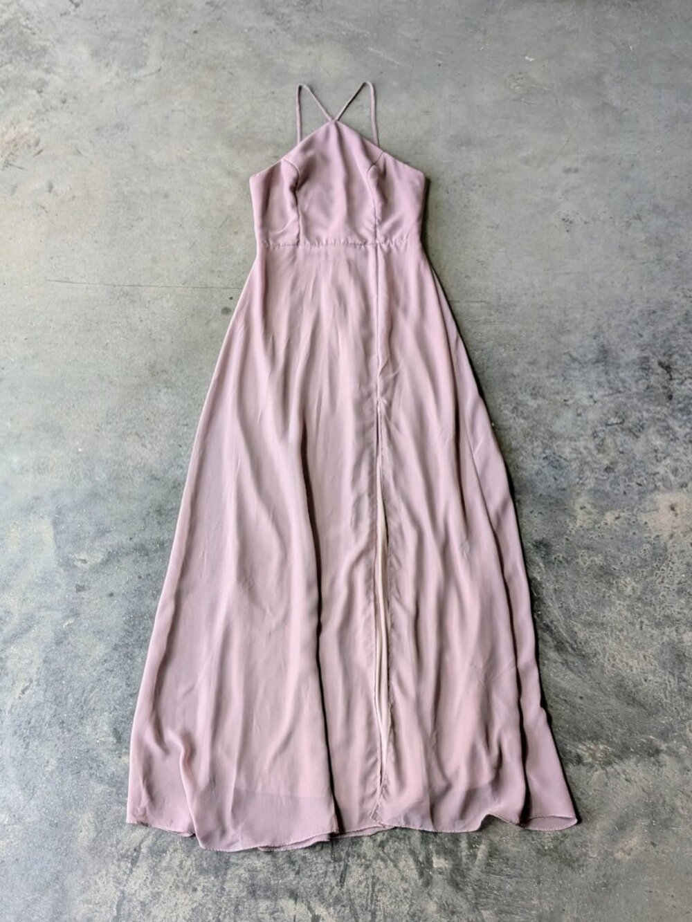 Birdy Grey Juliet Dress Chiffon Bridesmaid Dress Gown Dusty Mauve Purple small